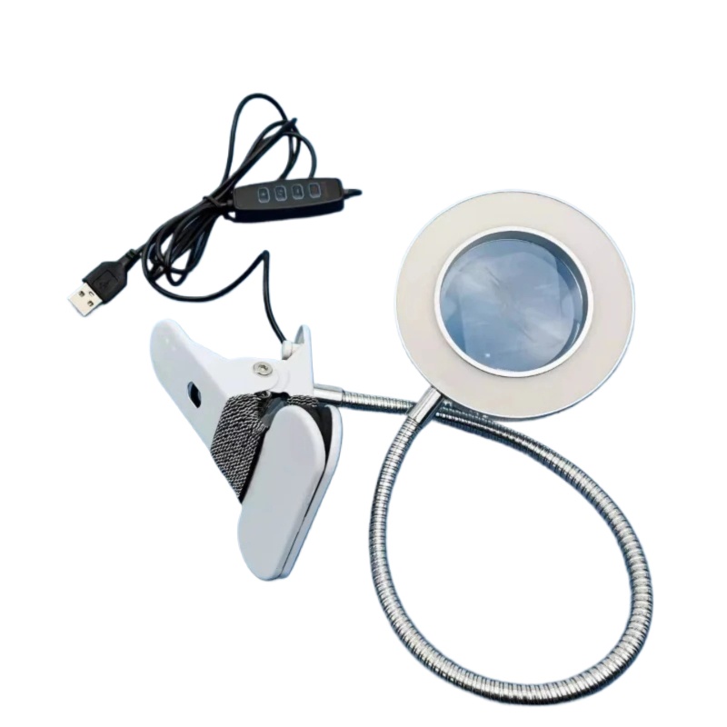 Skincare X Beauty - LED Lamp 10X Magnifying Glass Gooseneck