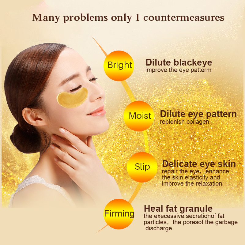 10/20pcs Golden Crystal Collag - Skincare Viral Tiktok review and price