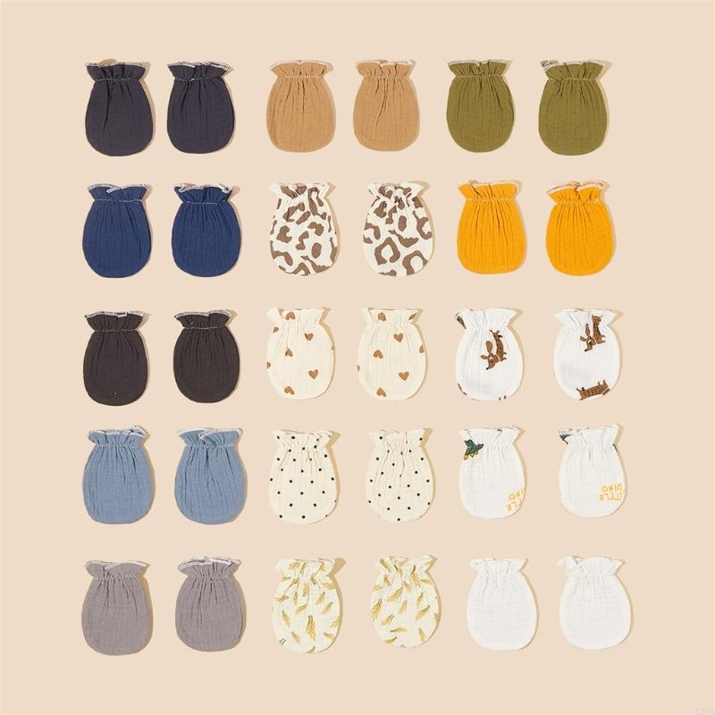 1 Pair Newborns Cotton Mittens - Skincare Newborn review and price