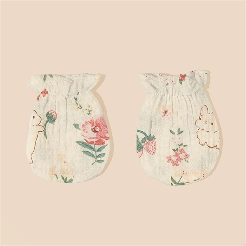 1 Pair Newborns Cotton Mittens - Skincare Newborn review and price