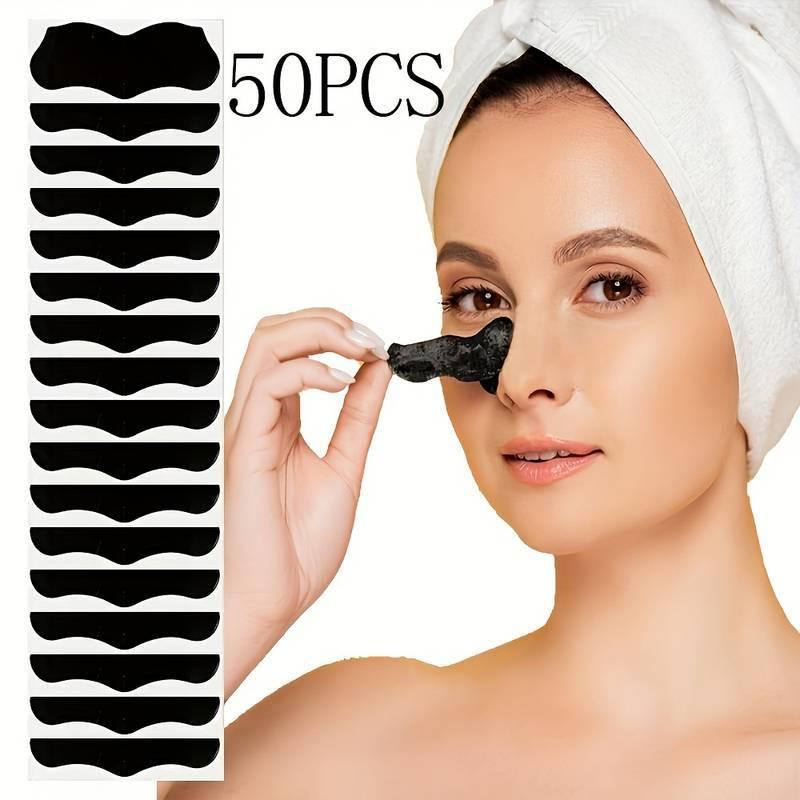 50Pcs Nose Blackhead Remover M - Skincare Viral Tiktok review and price