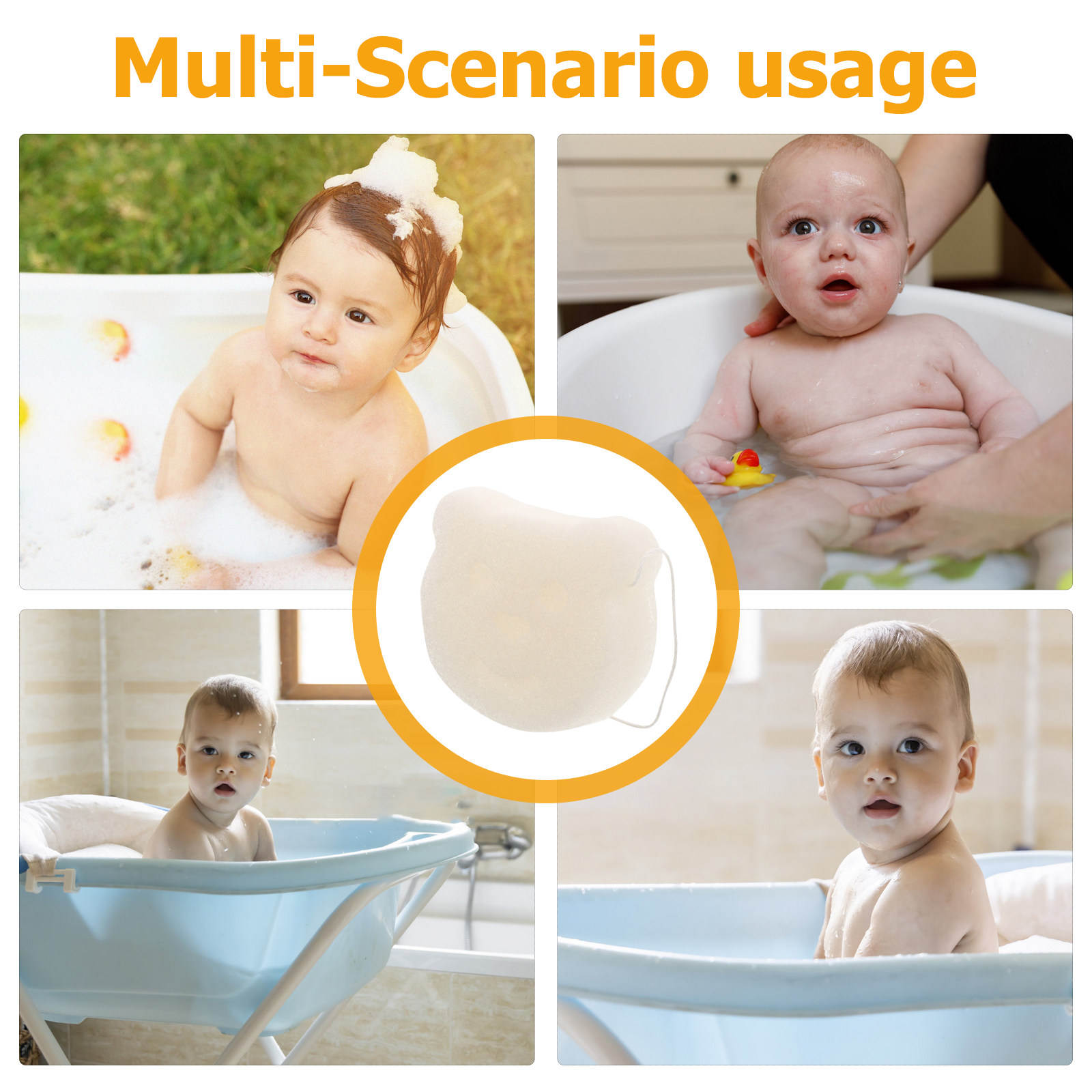 Soft Baby Bath Sponge Muslin G - Skincare Newborn review and price