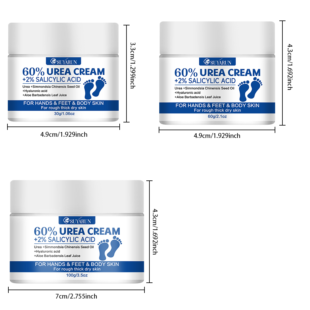 SUYARUN 60% Urea+2% SALICYLIC  - Skincare Salicylic Acid review and price