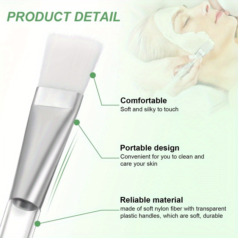 5pcs Soft Facial Mask Brush wi - Skincare Viral Tiktok review and price
