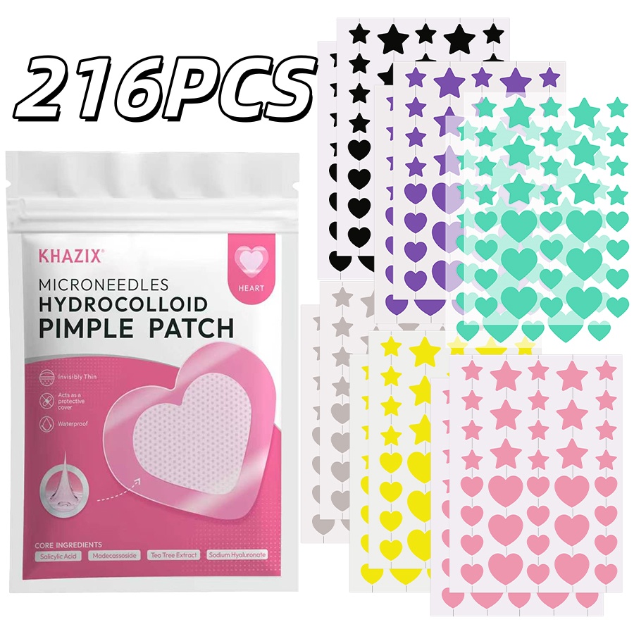 216PCS 6-color Star-shaped Acn - Skincare Salicylic Acid review and price