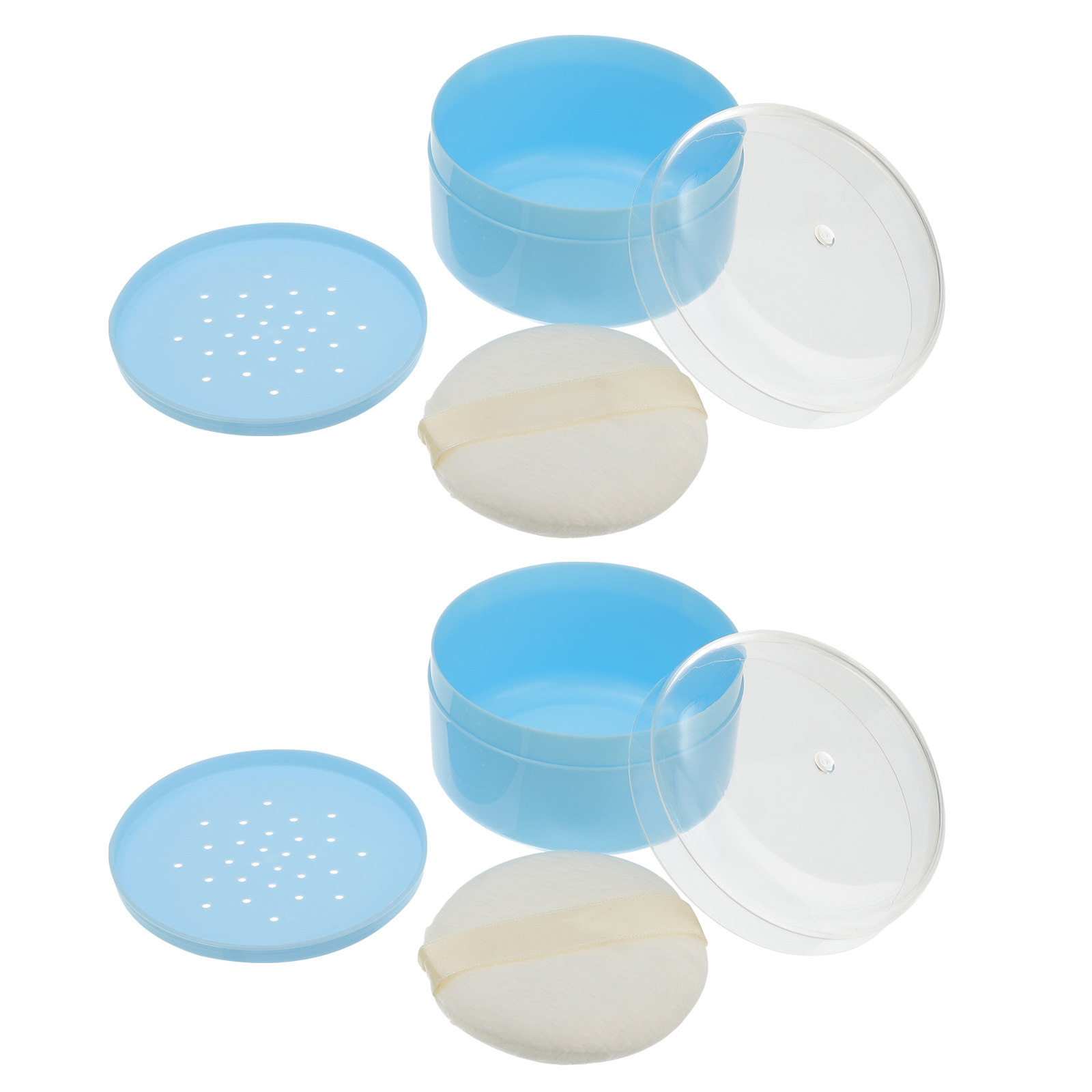 2Pcs Baby Powder Puff Box Prem - Skincare Newborn review and price