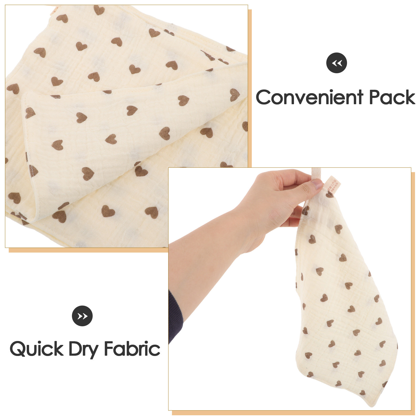 5Pcs Baby Washcloths Soft Cott - Skincare Newborn review and price