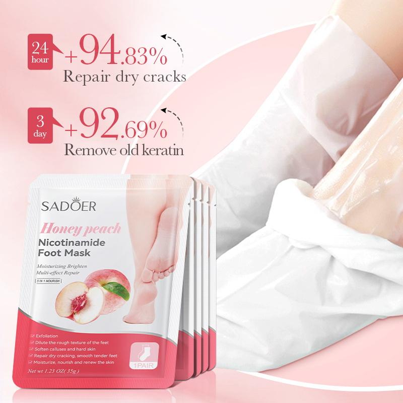 1 Pairs SADOER Fruits Foot Mas - Skincare Viral Tiktok review and price