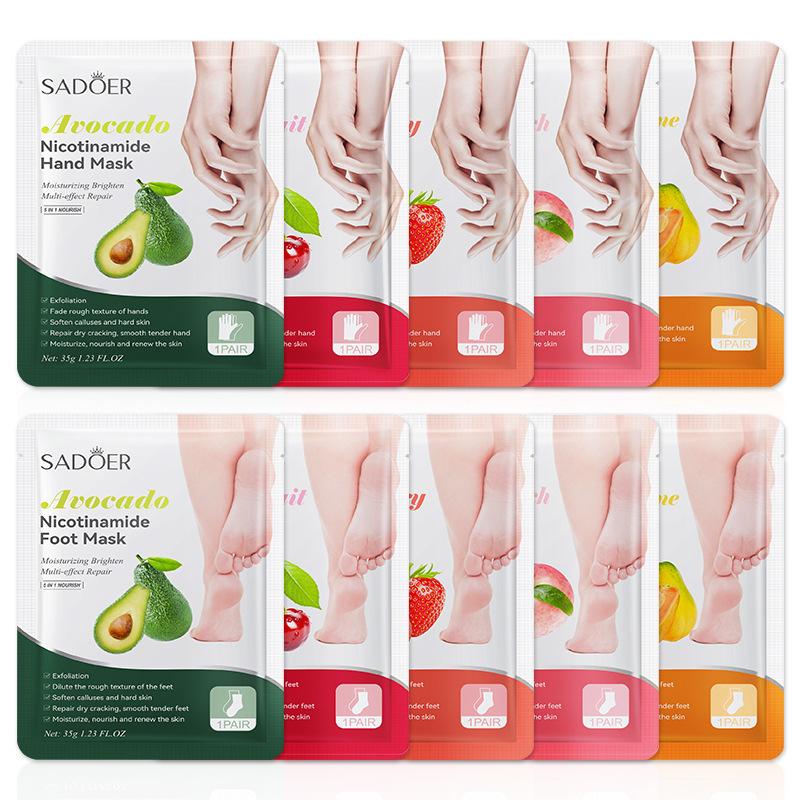 1 Pairs SADOER Fruits Foot Mas - Skincare Viral Tiktok review and price