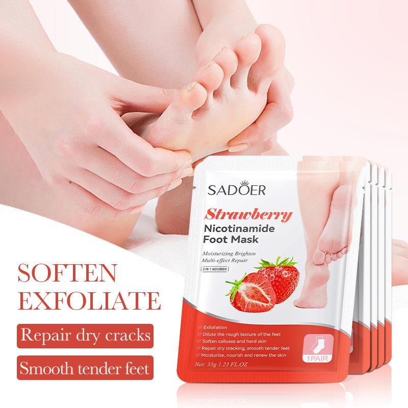 1 Pairs SADOER Fruits Foot Mas - Skincare Viral Tiktok review and price